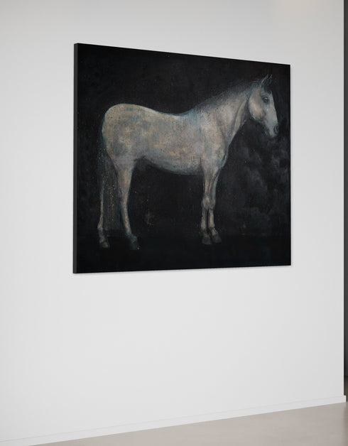 Horse | Framed Giclee Print on Canvas